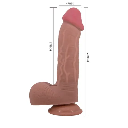 Dildo sa efektom klizne kože Pretti Love BV-008040LP-1