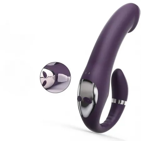 Vaginalno-klitoralni vibrator sa sv funkcijom fingeringa