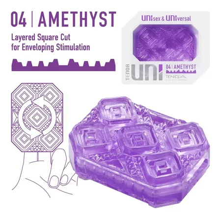 Masturbator Tenga Uni Amethyst