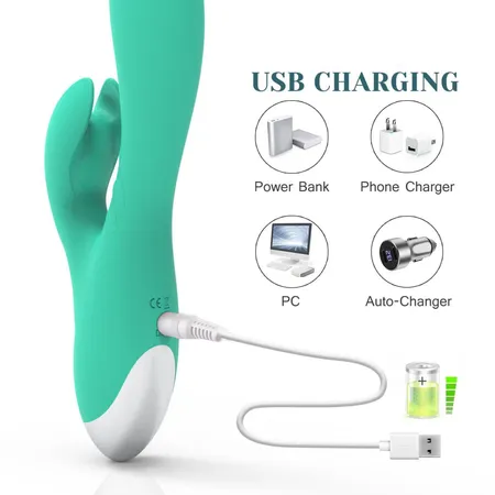 Zeleni vibrator je zec Jade Rabbit vibrator .