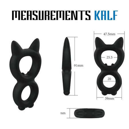 Prsten erekcija dvostruki Velv'or Rooster Kalf