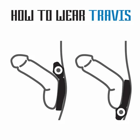 Vibrokolco erekcija sa vibracijama Velv'or Rooster Travis