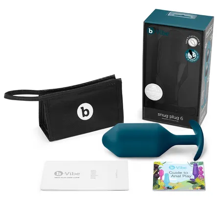 Profesionalni čep za nošenje B-Vibe Snug plug 6 morski talas