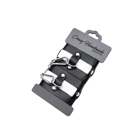 Crno-bele kožne lisice