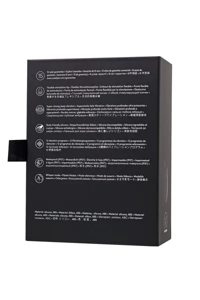 Satisfier Spot On 2 vibracioni stimulator klitorisa, crni, 9 cm