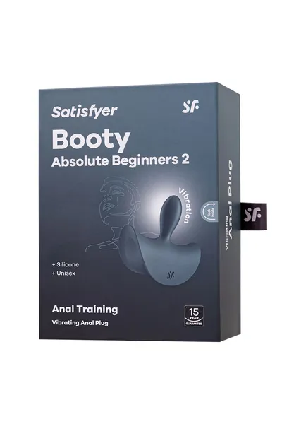 Analna vibraciona kutija Satisfyer Booty Absolute Beginners 2, siva, 3,5 cm