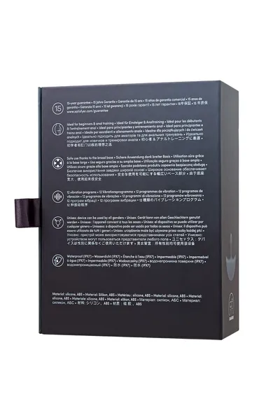 Analna vibraciona kutija Satisfyer Booty Absolute Beginners 2, siva, 3,5 cm