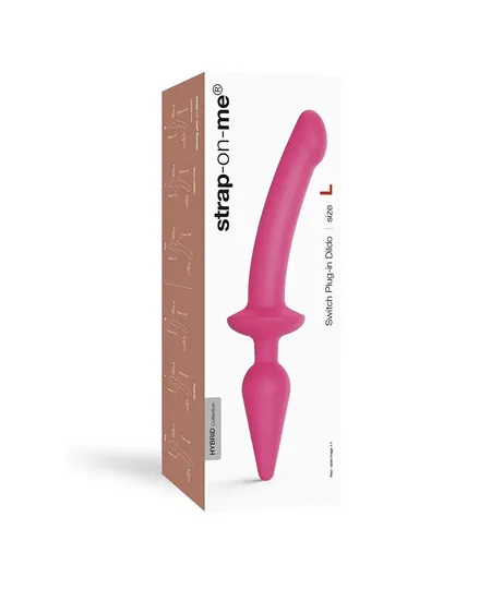 Dildo Strap-On-Me Switch Plug-In Semi-Realistic fuxija L