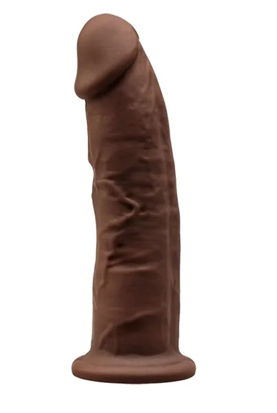 Smeđu Dildo SILEXD Model 2 15 cm.