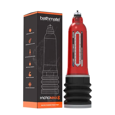 Crvena hidropompa Bathmate HydroMAX8