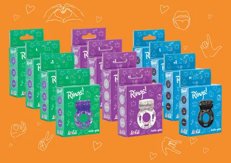 Shavbok prsten za erekciju Rings Akle-PIN 12 kom 0122-00lola