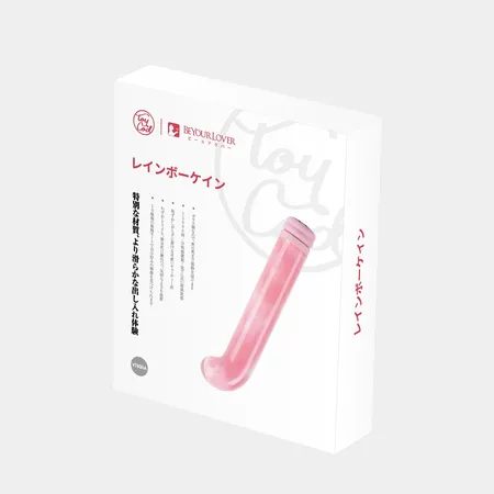 Beiourlover Magic Cane kompaktni vibrator od stakla, roze