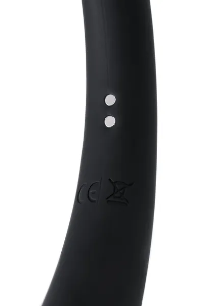Black Red bi Toifa dvostrani vibrator, silikon, Crna, 35 cm