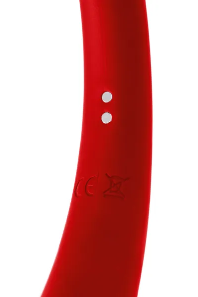 Black Red bi Toifa dvostrani vibrator, silikon, crvena, 35 cm