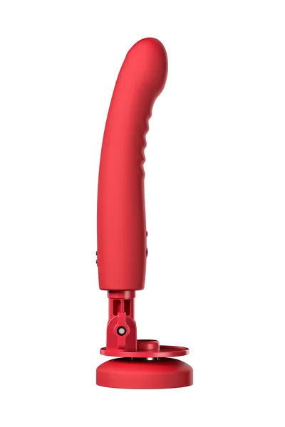 Dildo vibrator lovense Mission 2 sa Touch-Sense tehnologijom, silikon, crvena, 20 cm
