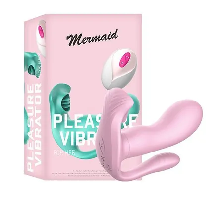 Silikonski vibrator sa trostrukom stimulacijom sv