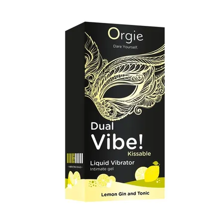 Orgie Dual Vibe Vibe jestivi gel! sa ukusom koktela Lemon gin i tonic 15ml