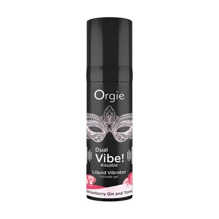 Orgie Dual Vibe Vibe jestivi gel! sa ukusom koktela Stravberri Gin and Tonic 15ml