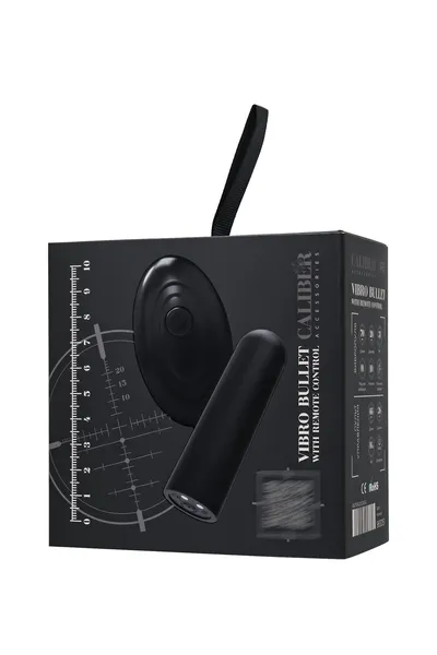 Vibropula sa Realstick Caliber kontrolnim daljinskim upravljačem, Crna