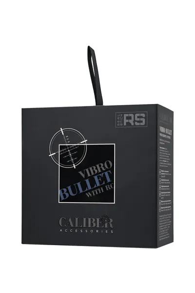 Vibropula sa Realstick Caliber kontrolnim daljinskim upravljačem, Crna