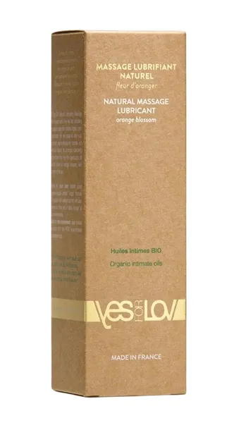 Iesforlov Natural Lubricant Orange Blossom masažno mazivo sa organskim uljima, 100 ml