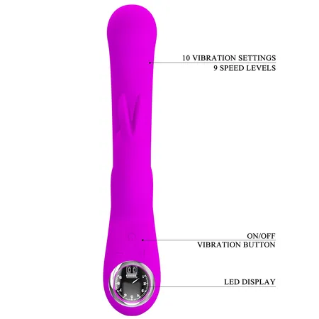 Vibrator sa Pretti Love-LED ekranom