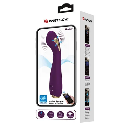 Vibrator sa elektrostimulacijom i aplikacijom Pretti Love bi-014765HP-1