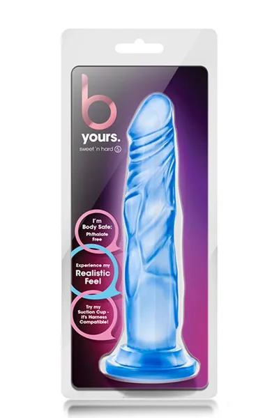 Plavi dildo sa usisnom čašom Sveet N ' hard 5 Realistic 7.5-inch Dildo - 19,3 cm.