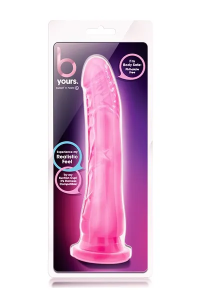 Ružičasti Dildo Sweet N ' Hard 6 Realistic Pink 8.5-Inch Long Dildo - 19 cm.