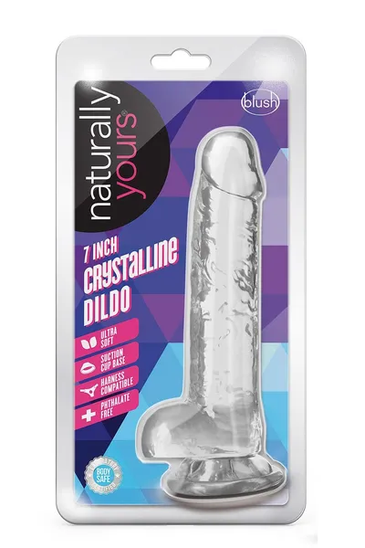 Prozirni Dildo 7 inch Cristalline-17,7 cm