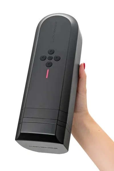 Masturbator nerealno lovense Solace, TPE, Crna, 29,4 cm