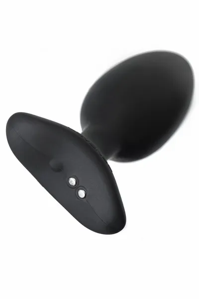 Analna čaura lovense Hush 2 (m), silikon, Crna, 13,5 cm