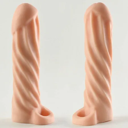 Telesna nasadka-produživač Okoto sa spiralnim reljefom 16 sm.