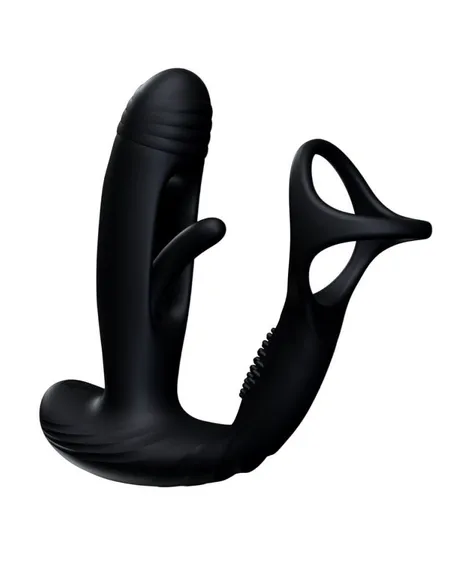 Pulse crni inovativni masažer prostate sa funkcijom oscilacije