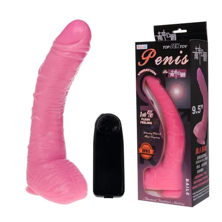 Vibrator je gigant na usisnoj čaši i sa daljinskim upravljačem .