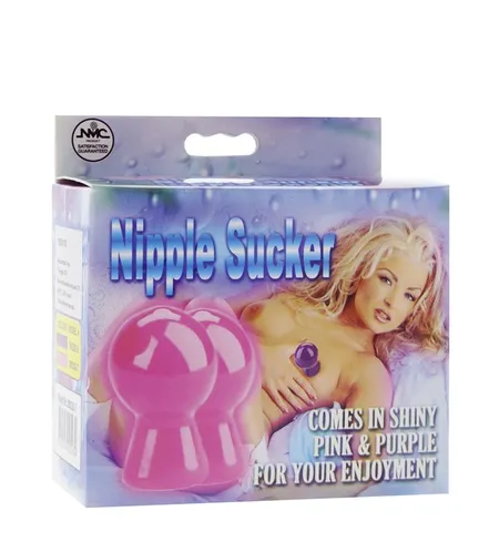 Ružičaste vakuumske pumpe za bradavice Nipple Sucker Pair in Shini Pink