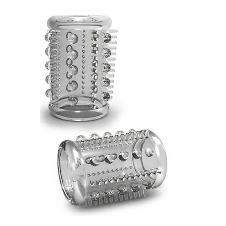 Stai Hard Cock Sleeve 03 Clear bistra mlaznica sa šiljcima