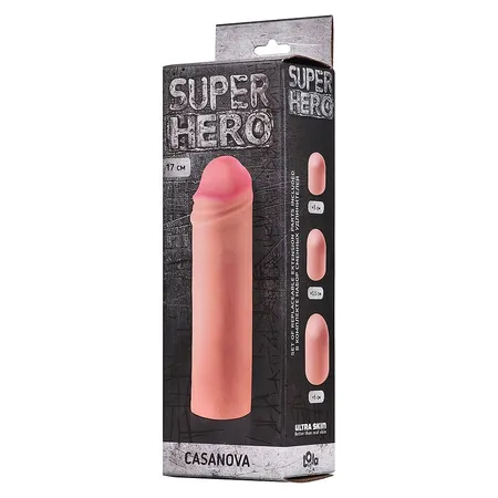 Dildo Super Hero Casanova - 18 cm.