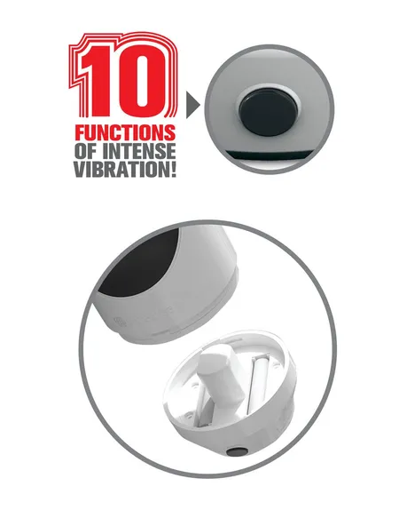 Vibracioni vagina sa mekom tubom Pipedream Extreme Toyz Mega Grip Vibrating Stroker Pussy