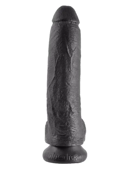 Crni dildo 9 Cock with Balls-22,9 cm.