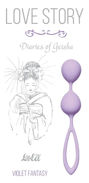 Vaginalne kuglice Love Story Diaries of a Geisha Violet Fantasy 3005-05Lola