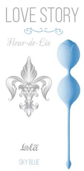 Vaginalne kuglice Love Stori Fleur-de-Lis Ski Blue 3006-04lola