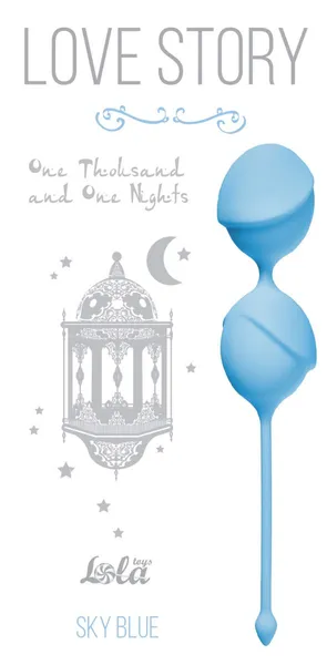 Vaginalne kuglice Love Story One Thousand and One Nights Sky Blue 3004-04Lola