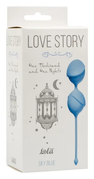 Vaginalne kuglice Love Story One Thousand and One Nights Sky Blue 3004-04Lola