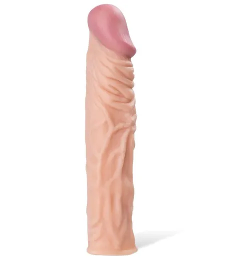 Dodatak za penis TOIFA a-Tois, Softskin, telesni, 19,5 cm
