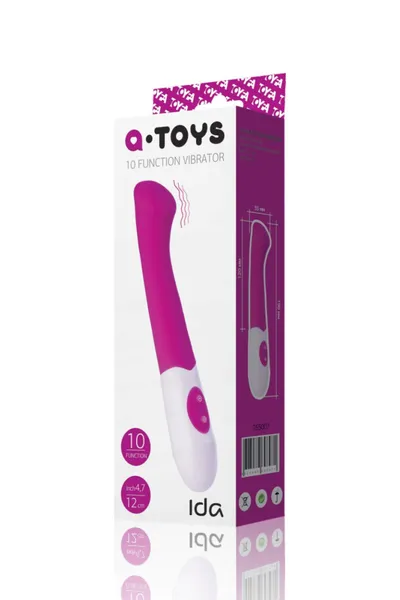 Stimulator tačke G TOIFA a-Tois Ida, silikon, ružičasta, 19 cm