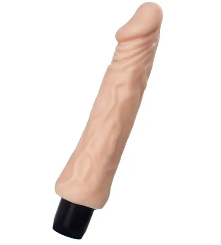 Realistični vibrator a-Tois bi TOIFA Tond, TPE, telesni, 20,5 cm