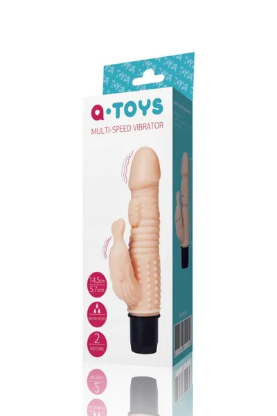 Telesni vibrator sa dodatnim reljefom i klitoralnim procesom .