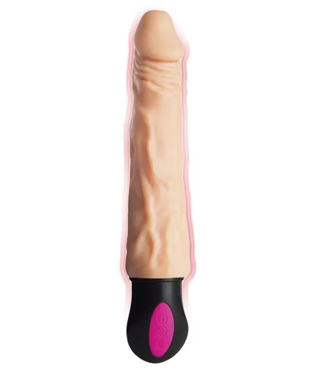 Toifa a-Tois Benedick grejani realni vibrator, TPE, telesni, 25 cm