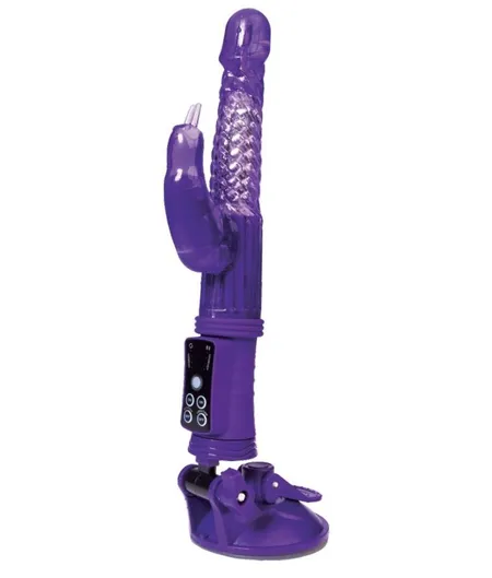 TOIFA a-Tois high-tech Fantasi klitorisni stimulans vibrator, TPR, ljubičasta, 24 cm